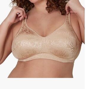 Playtex Women's Wireless Bra, 18 Hour Plus-Size Bras Size 40C 4827